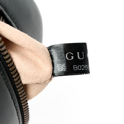 Gucci Calfskin Matelasse Small GG Marmont Chain Shoulder Bag Black 8 of 11
