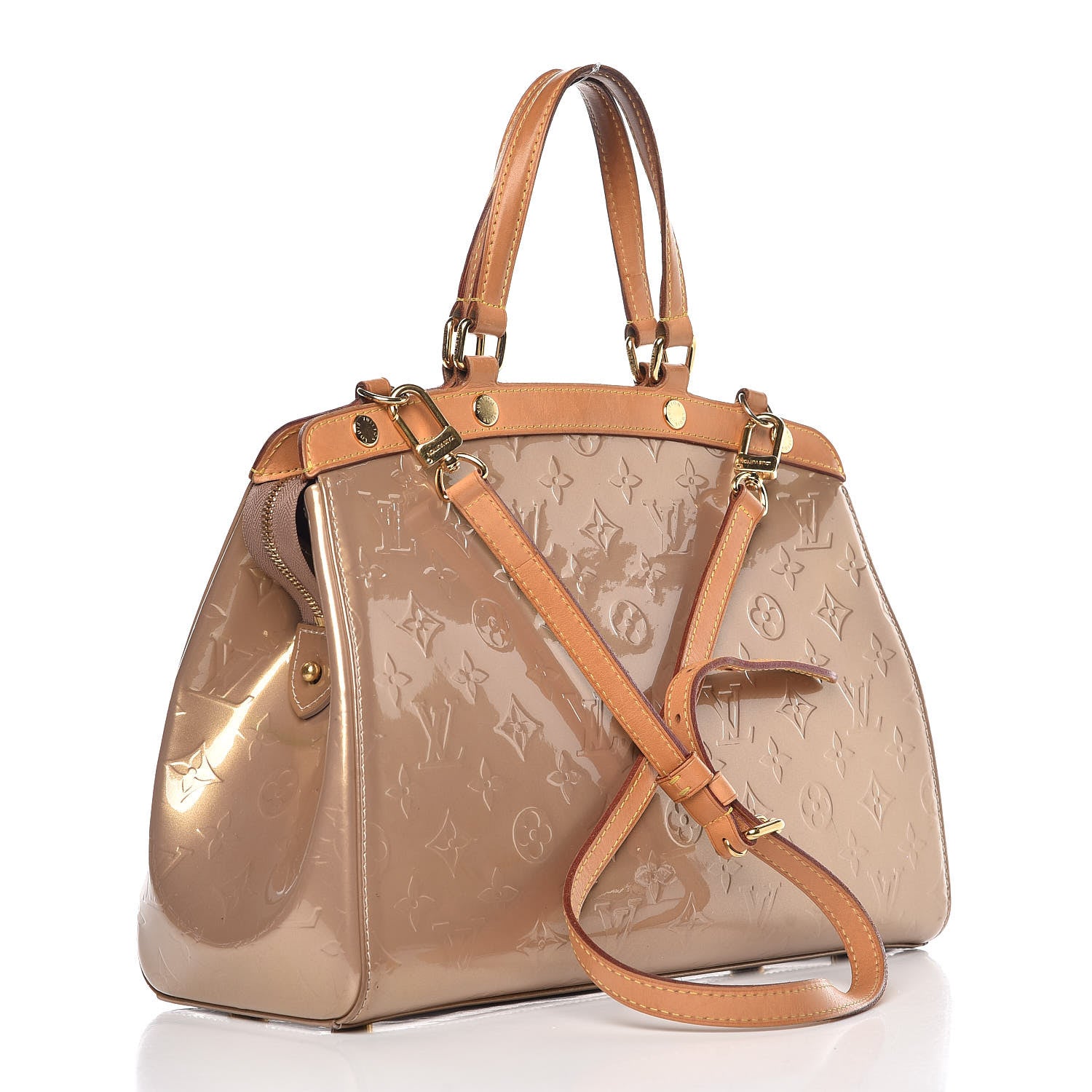 Louis Vuitton Vernis Brea MM Beige Poudre 3 of 14