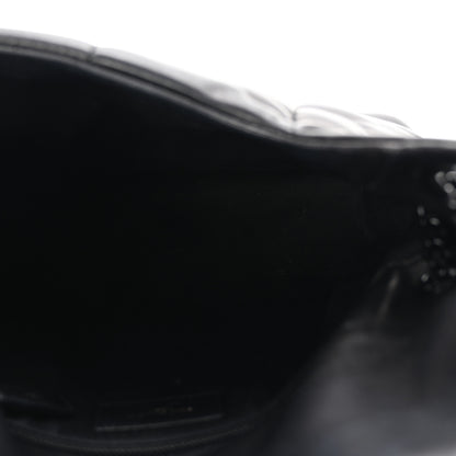 Saint Laurent Lambskin Quilted Monogram Monochrome Small Loulou Puffer Chain Satchel Black 5 of 9