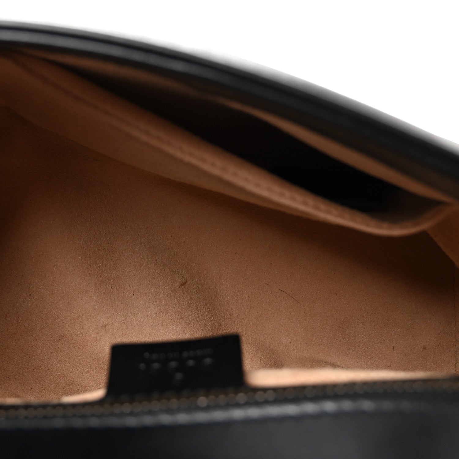 Gucci Calfskin Matelasse Small GG Marmont Top Handle Shoulder Bag Black 5 of 10