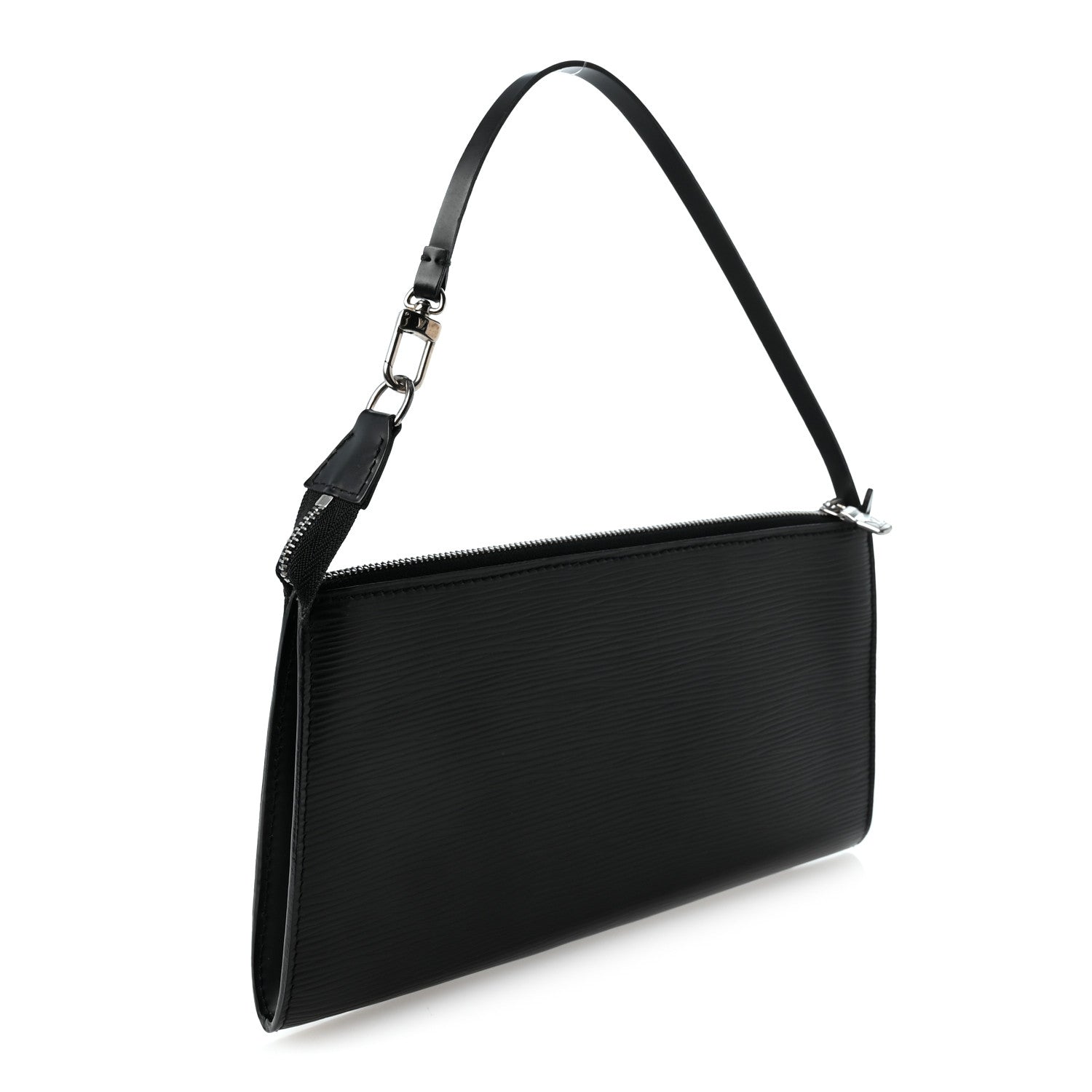 Louis Vuitton Epi Pochette Accessories 24 Black 3 of 9