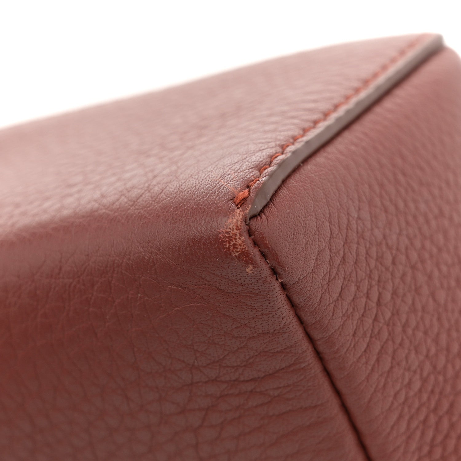 Loro Piana Grained Calfskin L19 Extra Pocket Pouch Kummel 10 of 10