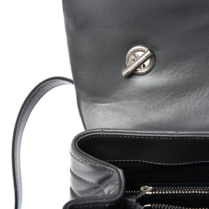Saint Laurent Calfskin Y Quilted Monogram Medium Loulou Satchel Kaki Fonce 10 of 14