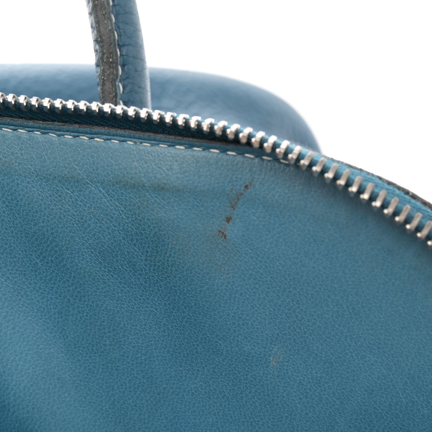 Hermes Taurillon Clemence Bolide 35 Bleu Agate 11 of 23