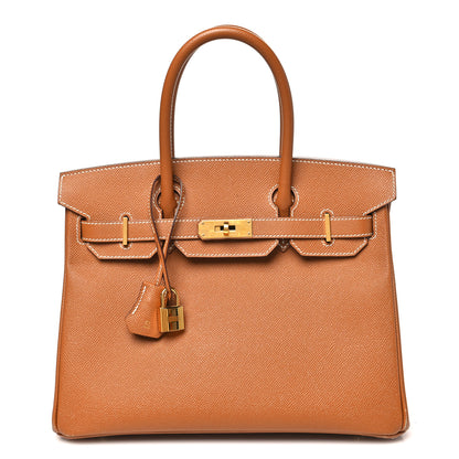 Hermes Epsom Birkin 30 Gold 1 of 18