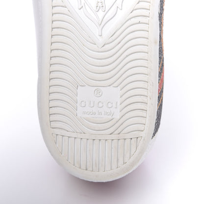 Gucci Miro Soft Calfskin Interlocking G Womens New Ace Sneakers 36 White Red Flame Green 9 of 11