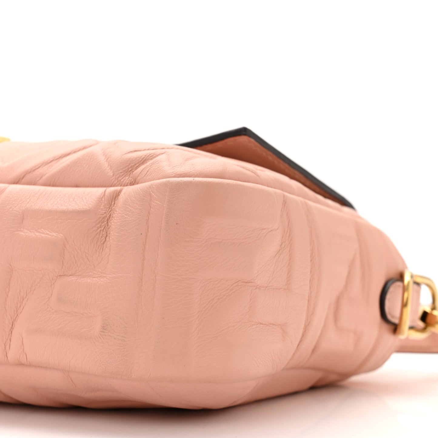 Nappa FF 1974 Embossed Baguette Rosa Bourbon