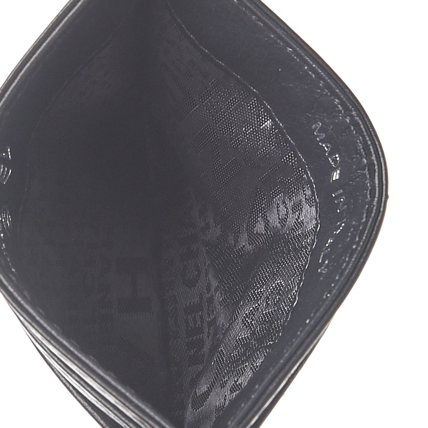 Lambskin Bow CC Card Holder Black
