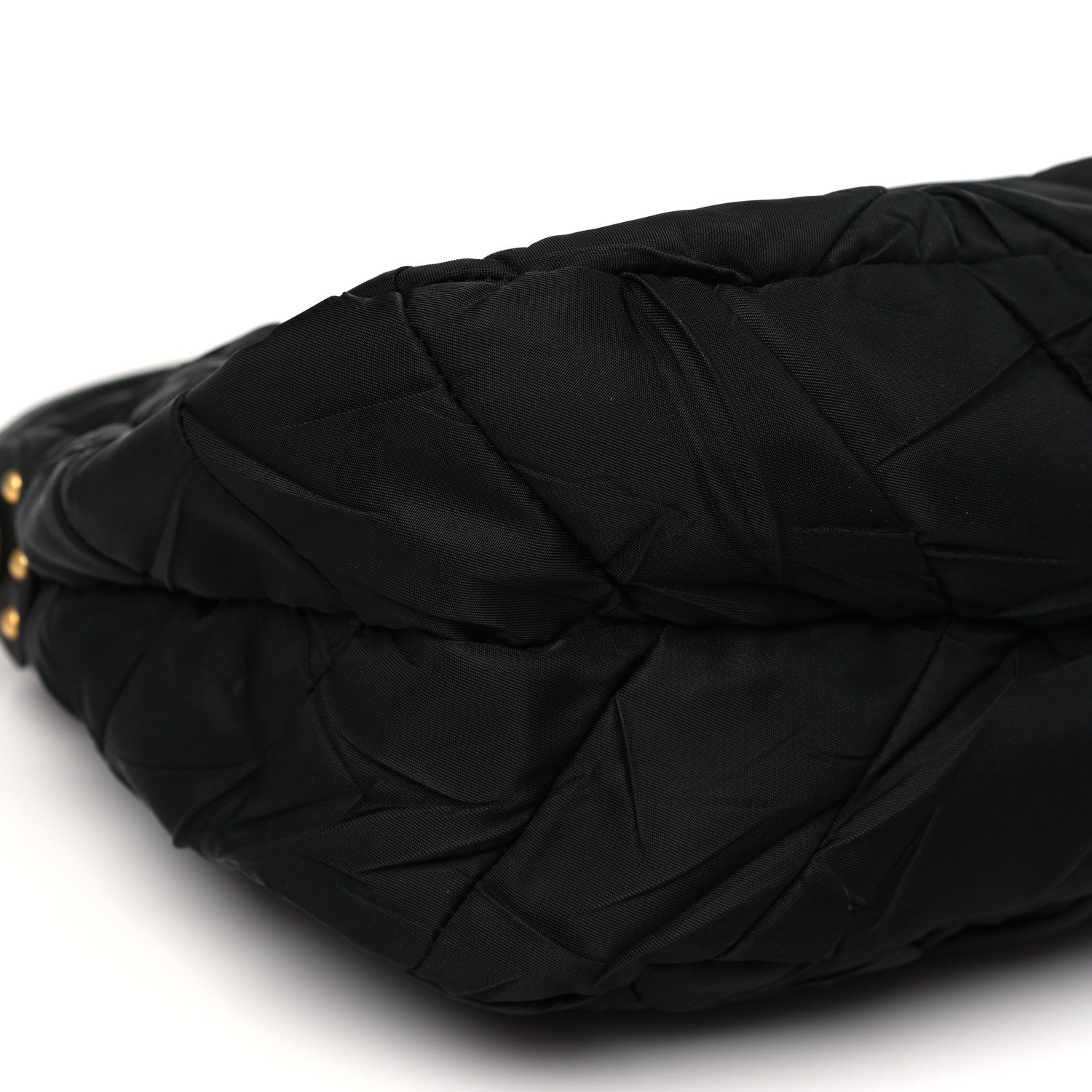 Prada Tessuto Nylon Quilted Hobo Black 8 of 11
