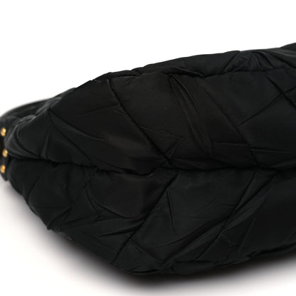 Prada Tessuto Nylon Quilted Hobo Black 8 of 11