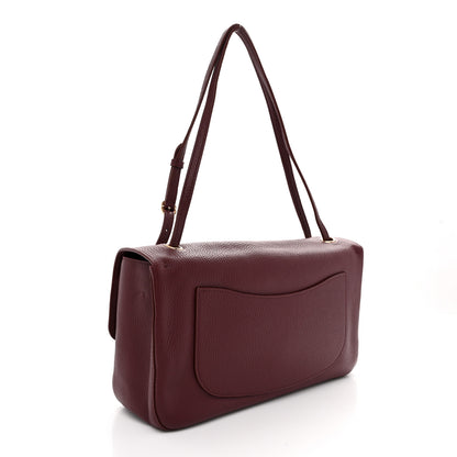 Chanel Grained Calfskin Small Souplissimo Maxi Flap Burgundy 3 of 11