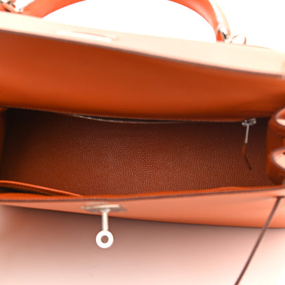 Hermes Box Kelly Sellier 32 Orange 5 of 14