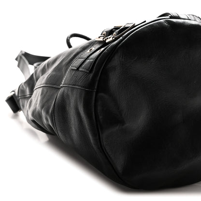 Saint Laurent Calfskin Medium Rider Bucket Bag Black 8 of 9