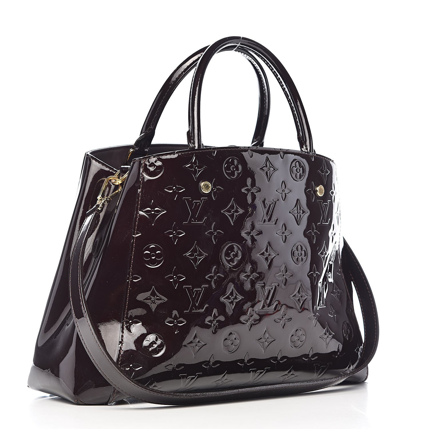 Louis Vuitton Vernis Montaigne MM Amarante 3 of 14