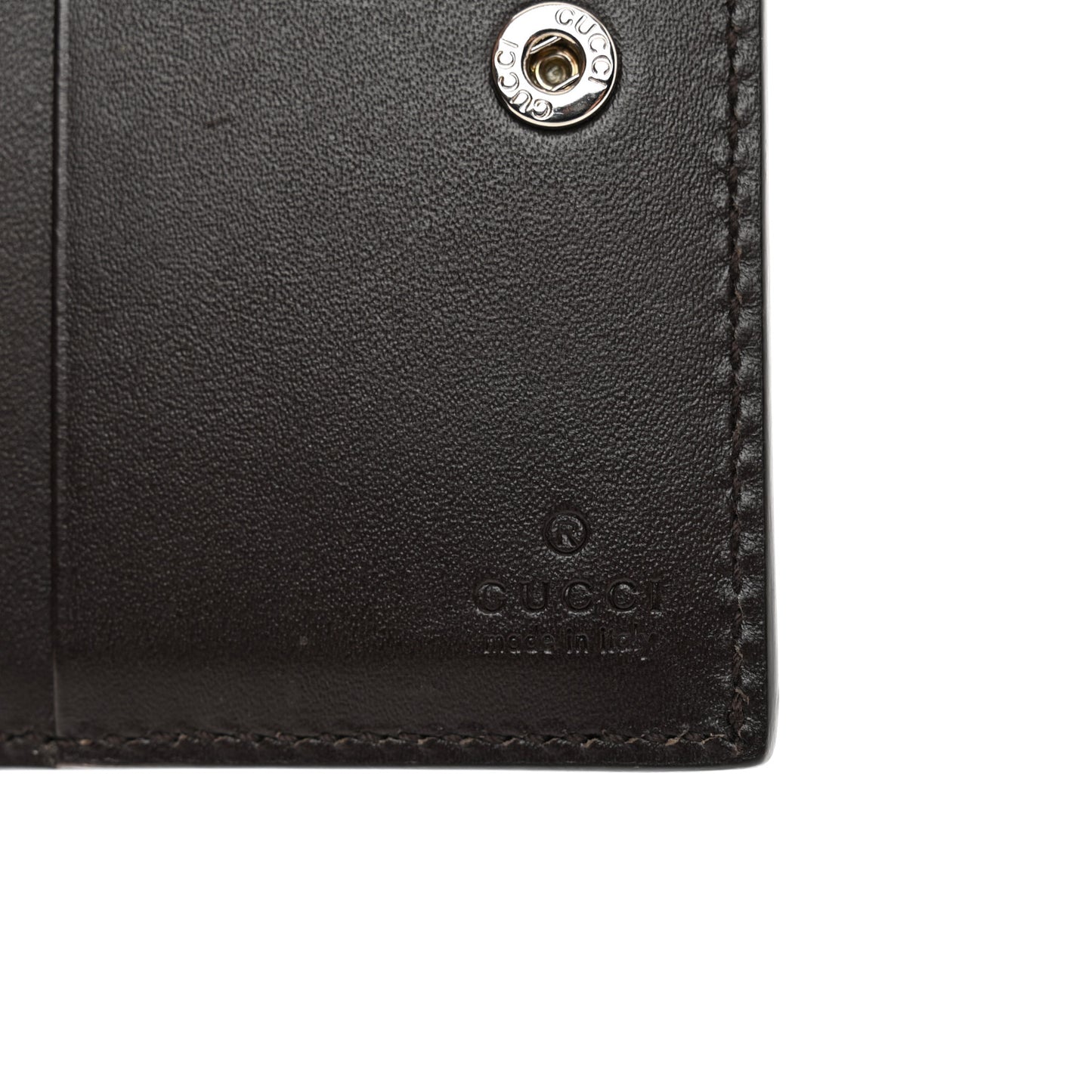 Guccissima Card Holder Black