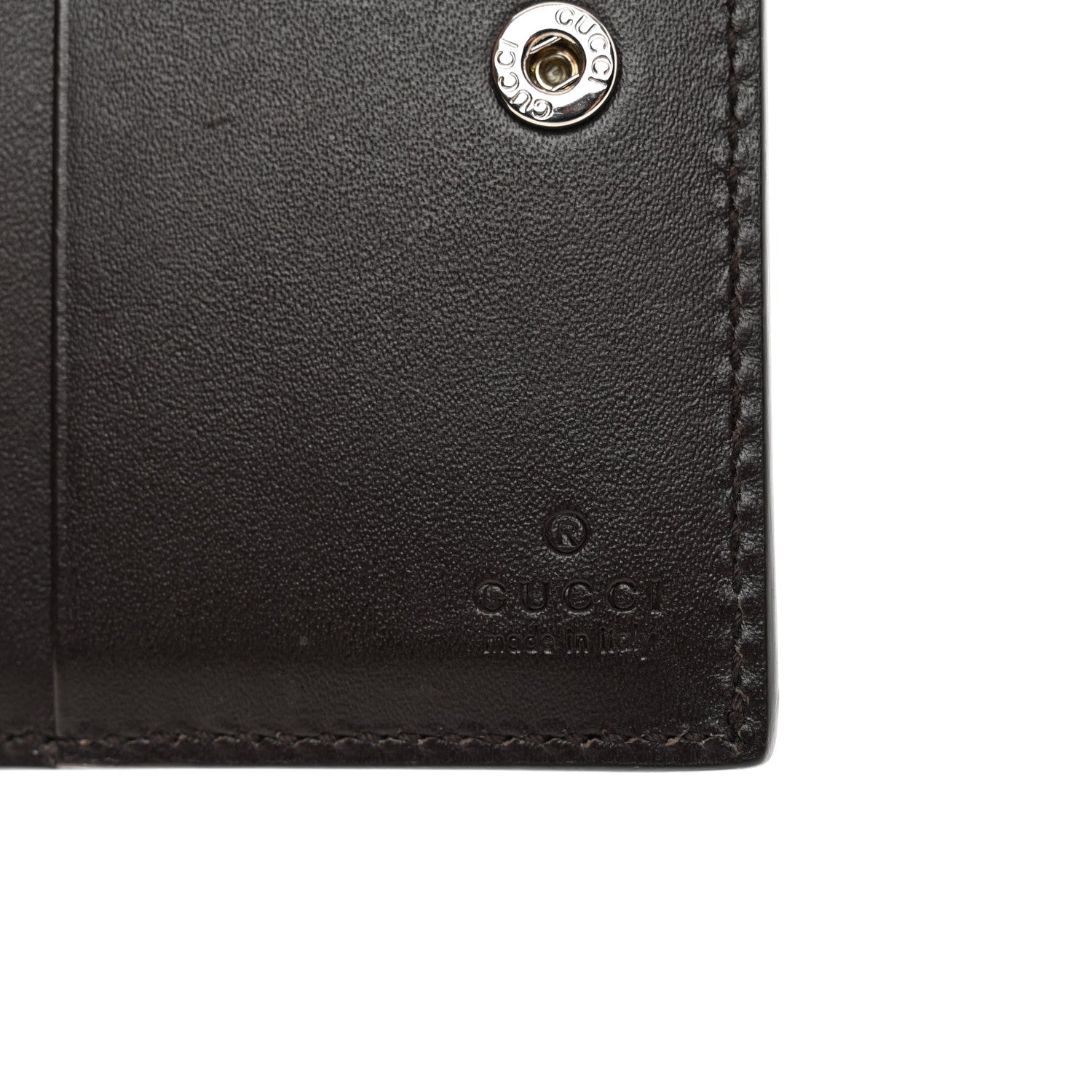 Gucci Guccissima Card Holder Black 6 of 6