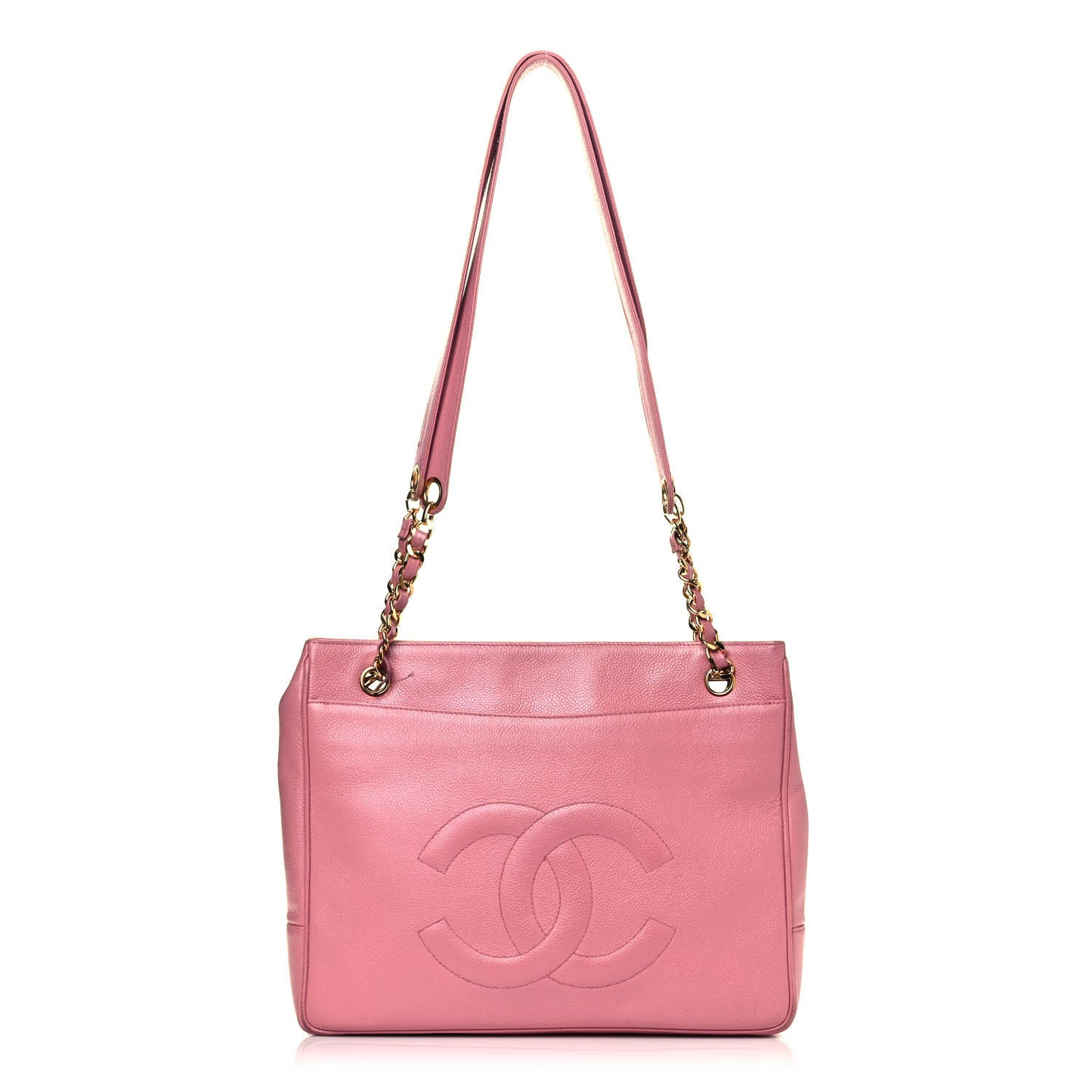 Caviar CC Shoulder Bag Pink