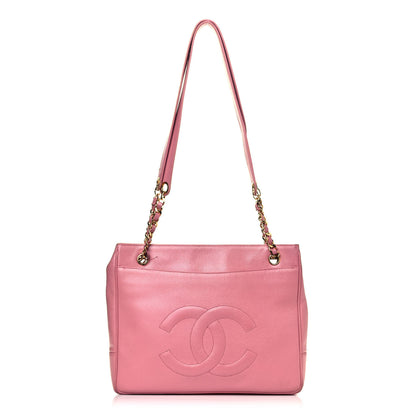 Chanel Caviar CC Shoulder Bag Pink 1 of 13