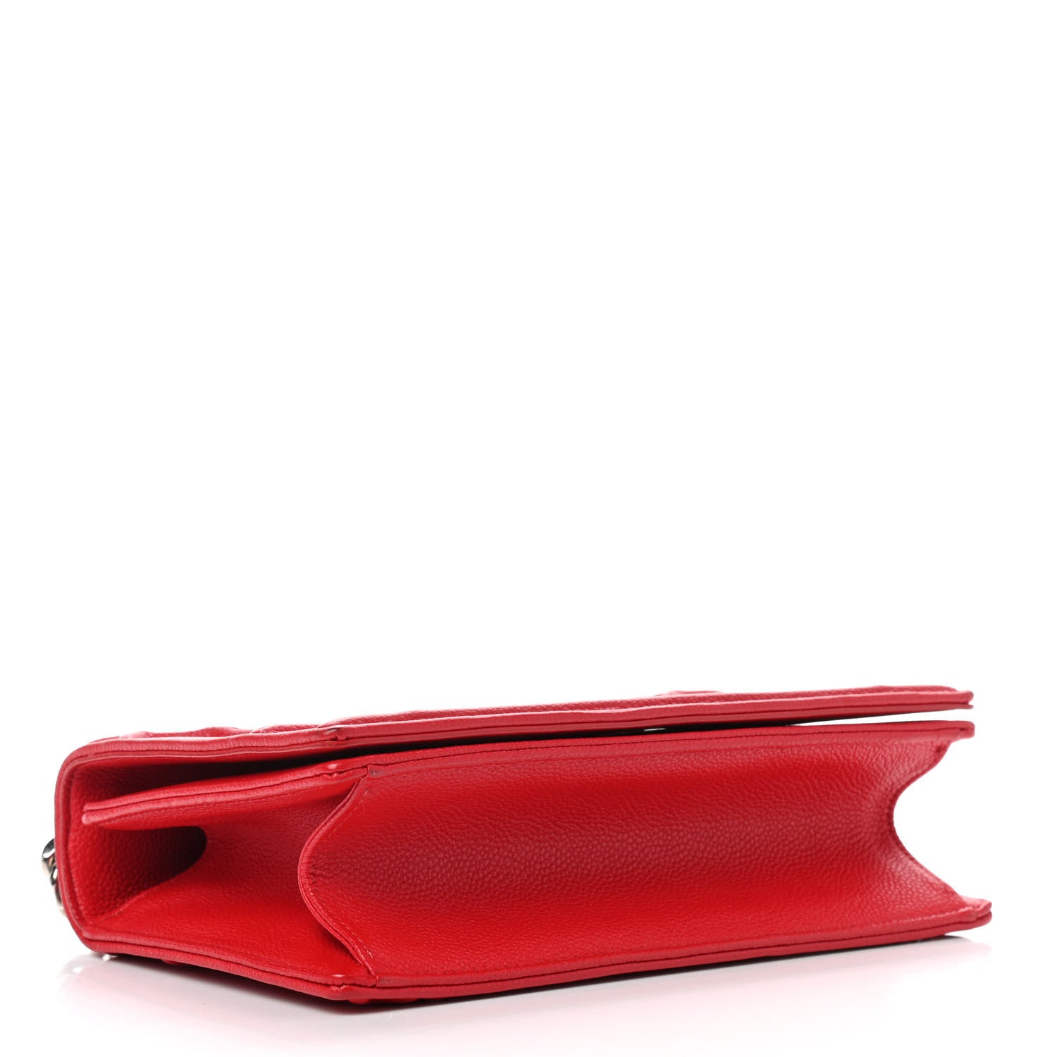 Christian Dior Grained Calfskin Small Diorama Flap Bag Red 4 of 11