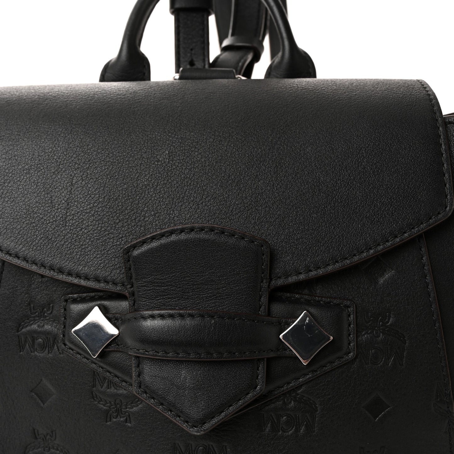 Calfskin Ottomar Monogram Essential Small Backpack Black
