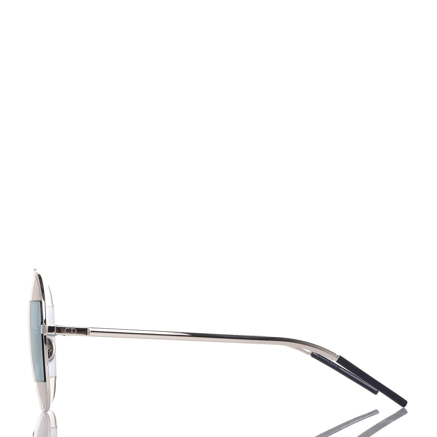 Christian Dior Split 1 Aviator Sunglasses Silver Blue 3 of 10