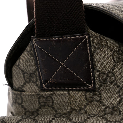 Gucci GG Plus Monogram Messenger Diaper Bag Dark Brown 22 of 32