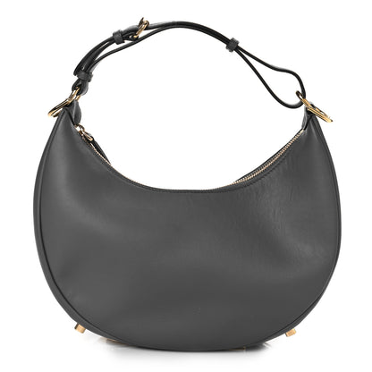 Fendi Vitello Grace Matte Small Fendigraphy Hobo Bag Anthracite 1 of 8