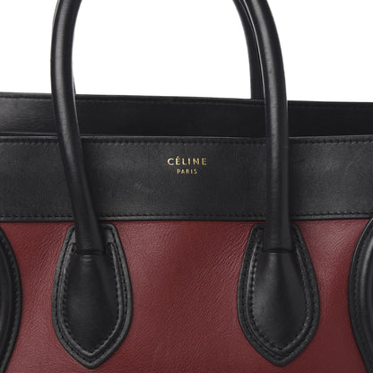 Celine Smooth Calfskin Suede Mini Tri-Color Luggage Rust 12 of 12