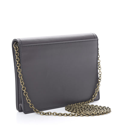 Bottega Veneta Nappa Ellittica Chain Wallet Quetsche 2 of 11