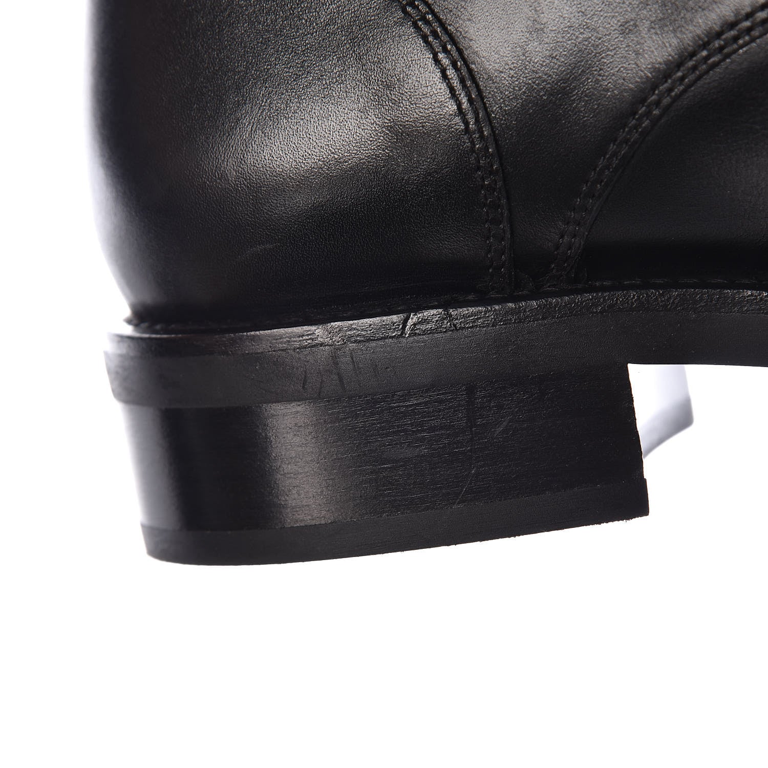 Louis Vuitton Calfskin Wonderland Ranger Boots 38 Black 8 of 9