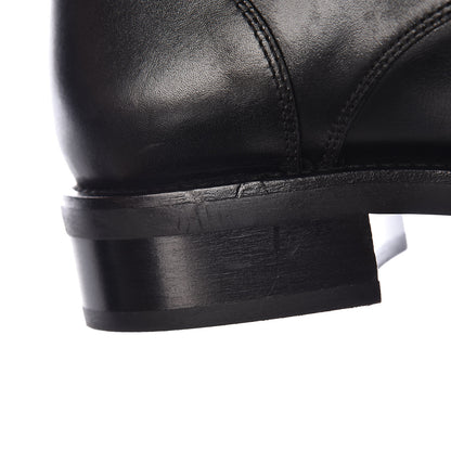 Louis Vuitton Calfskin Wonderland Ranger Boots 38 Black 8 of 9