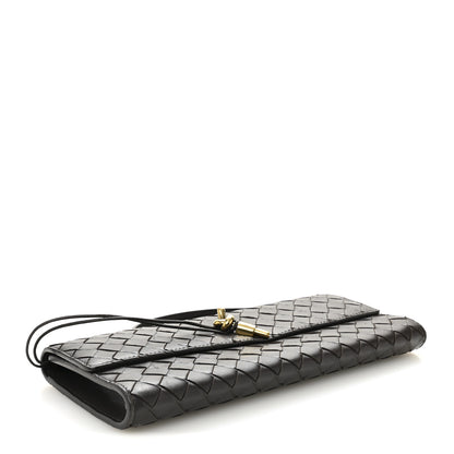Bottega Veneta Nappa Intrecciato Long Andiamo Top Handle Clutch Fondant 4 of 7