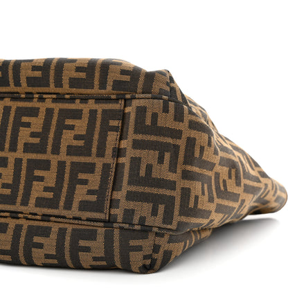 Fendi Zucca Vitello Artic Medium Shopping Tote Tobacco Castagna 10 of 12
