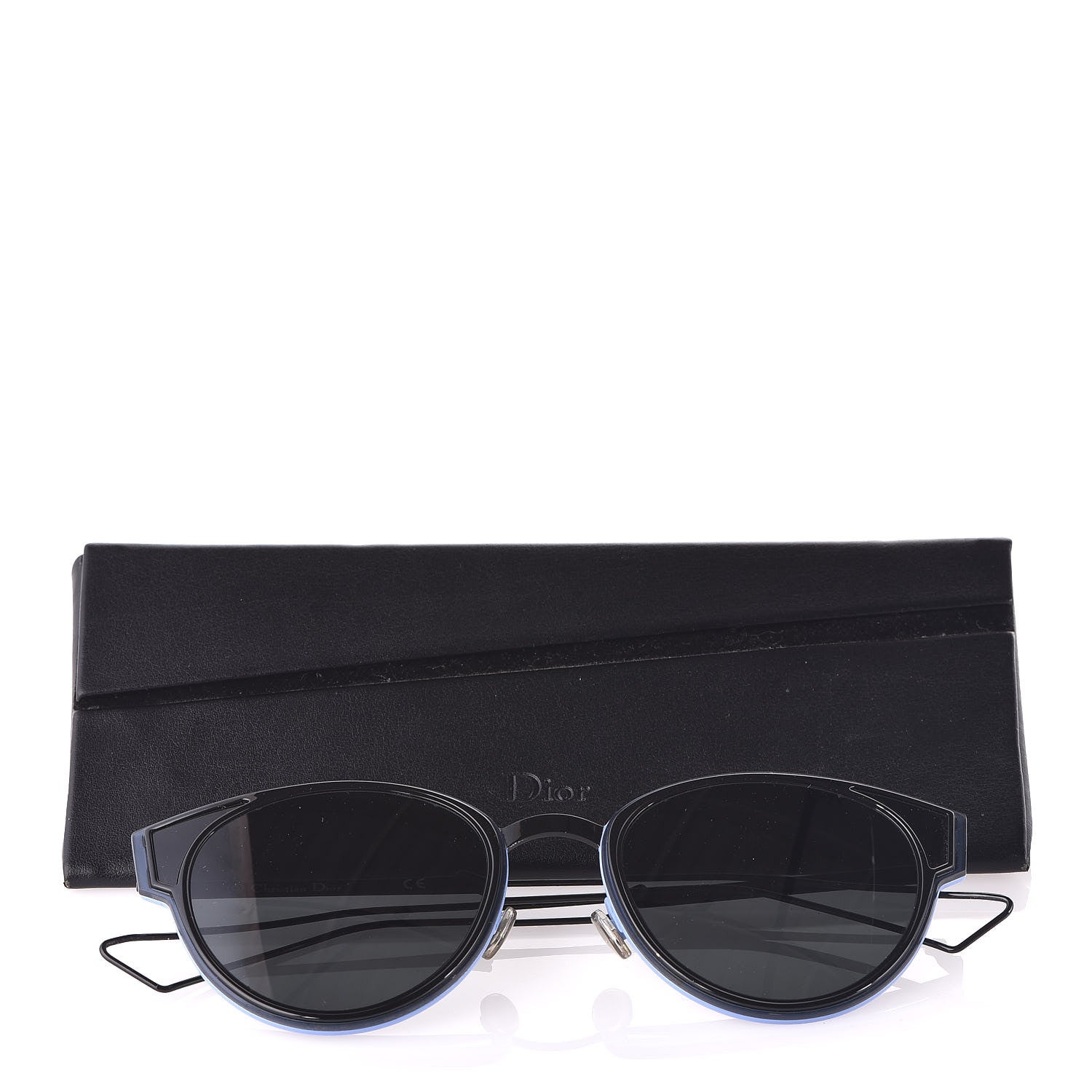 Christian Dior Sculpt Cat Eye Sunglasses Black 9 of 9