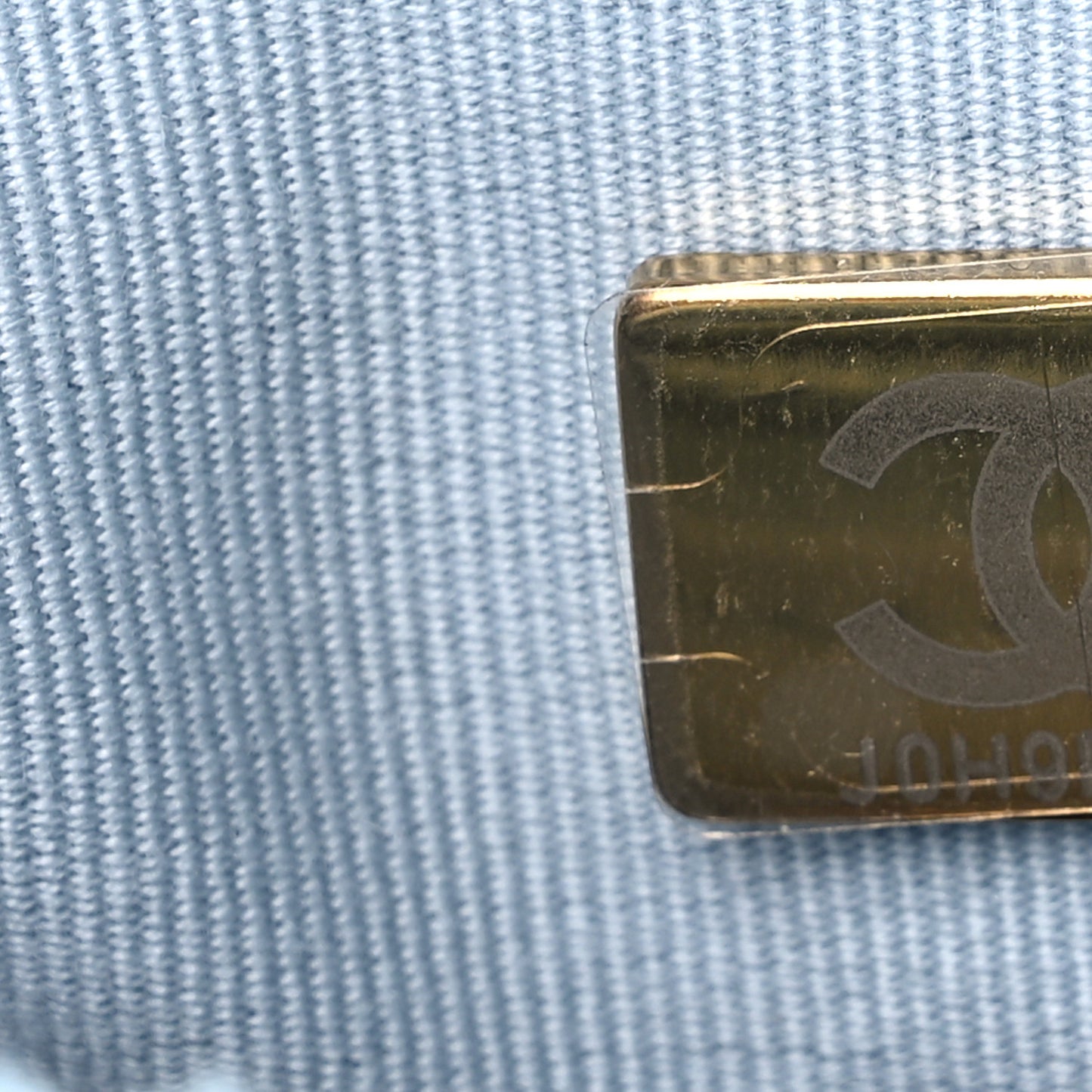 Corduroy Quilted Medium Chanel 19 Flap Light Blue