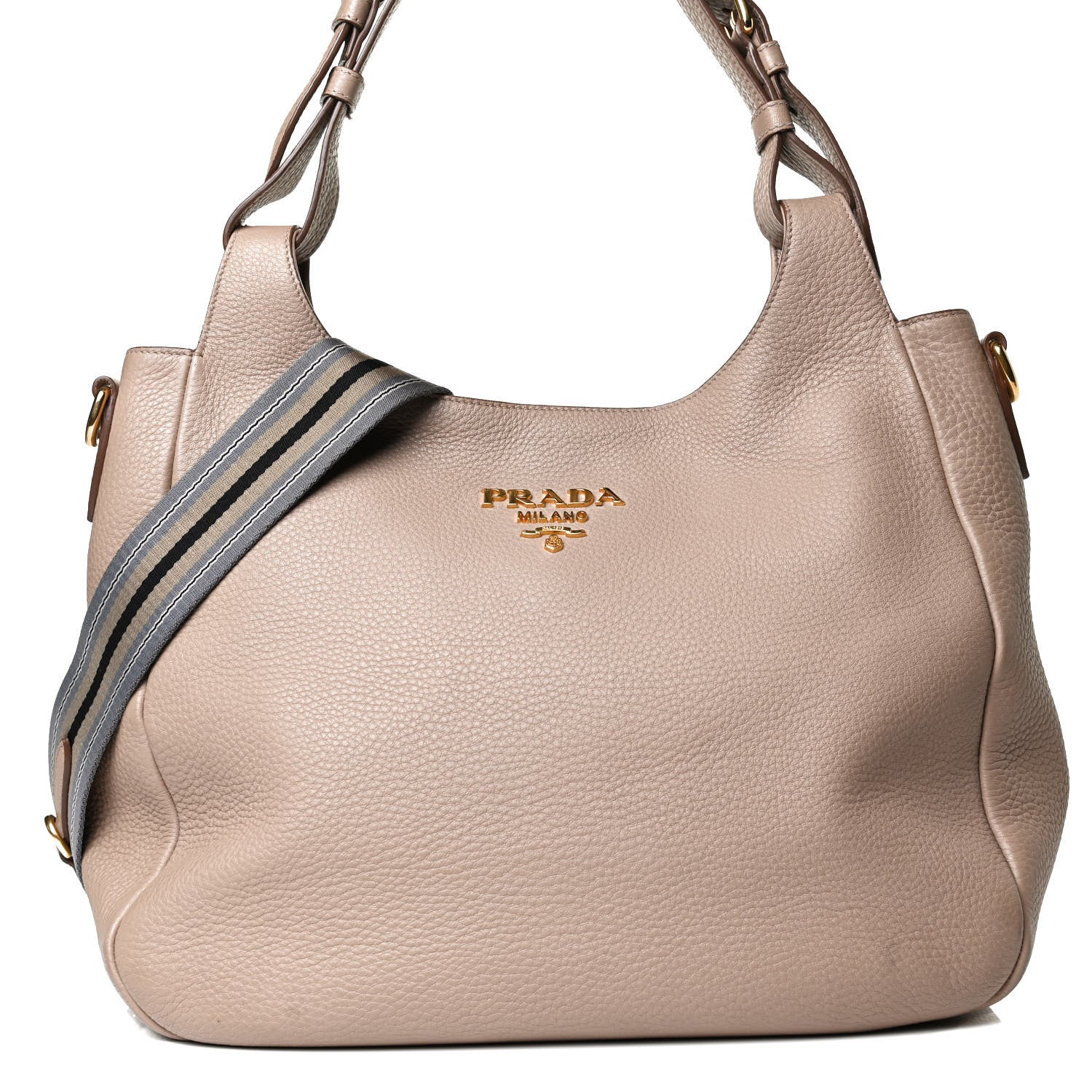 Prada Vitello Daino Hobo Cammeo 9 of 20