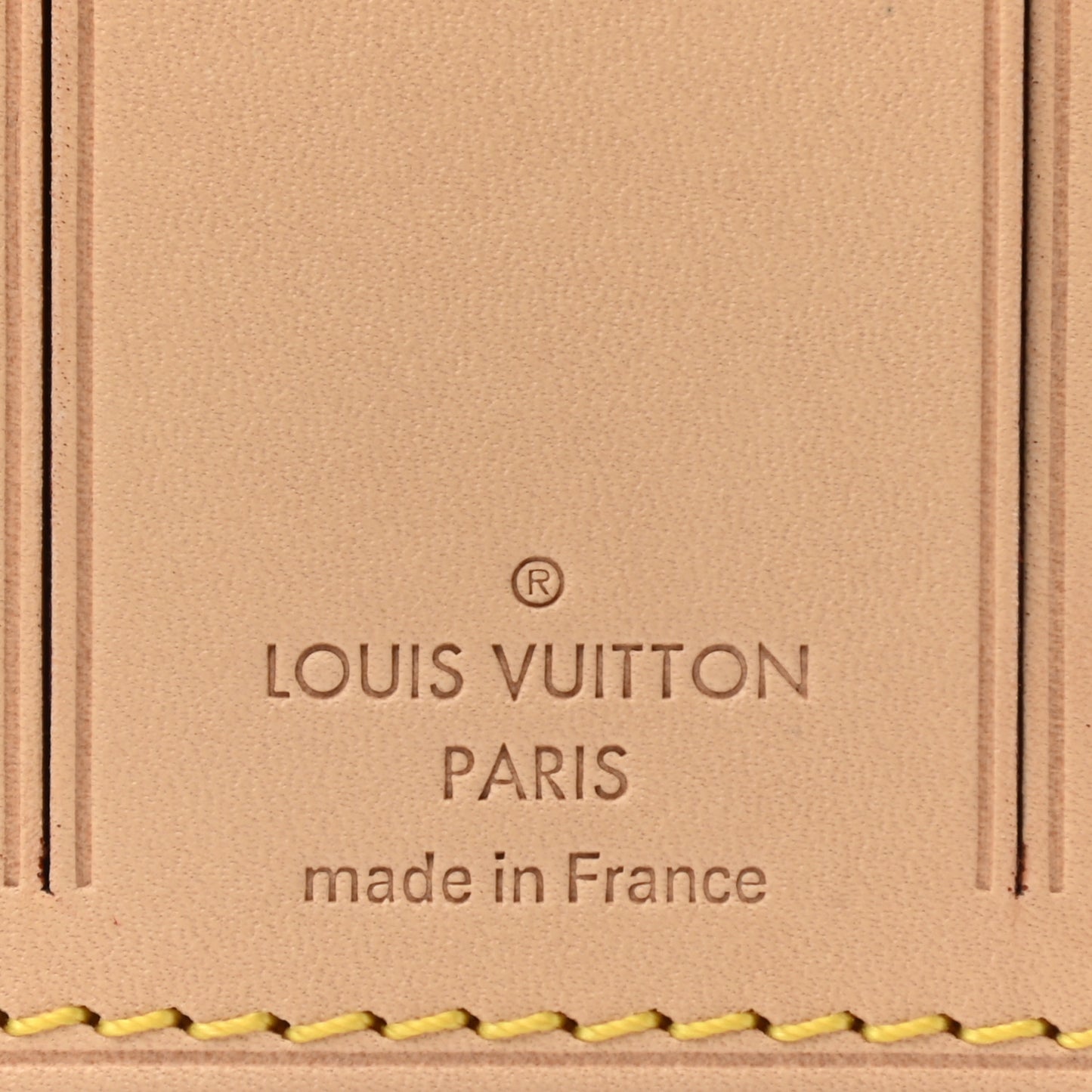 Vachetta Leather Luggage Tag