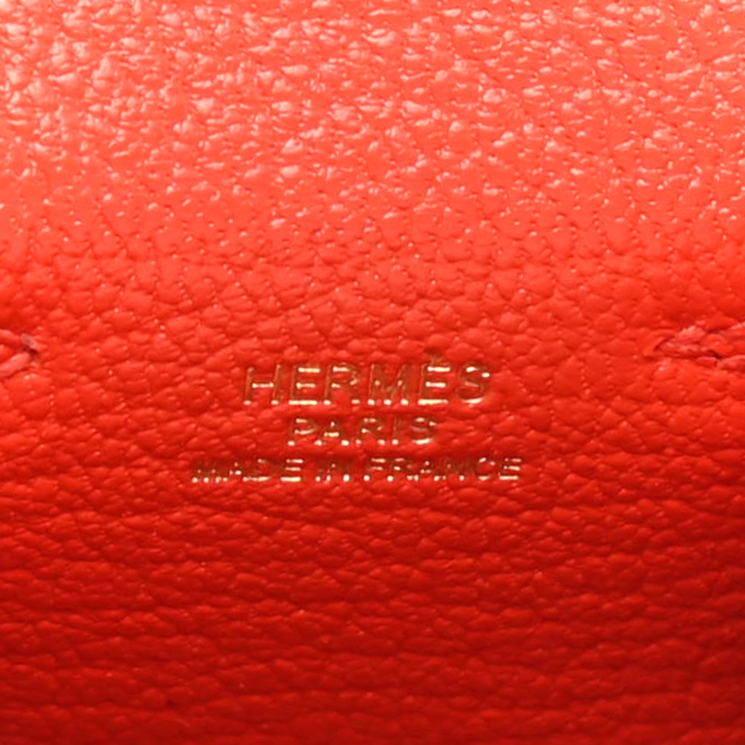 Hermes Tadelakt Chevre Mysore Kelly Quelle Idole Bag Charm Capucine Jaune De Naples Vert Vertigo Zanzibar 4 of 4