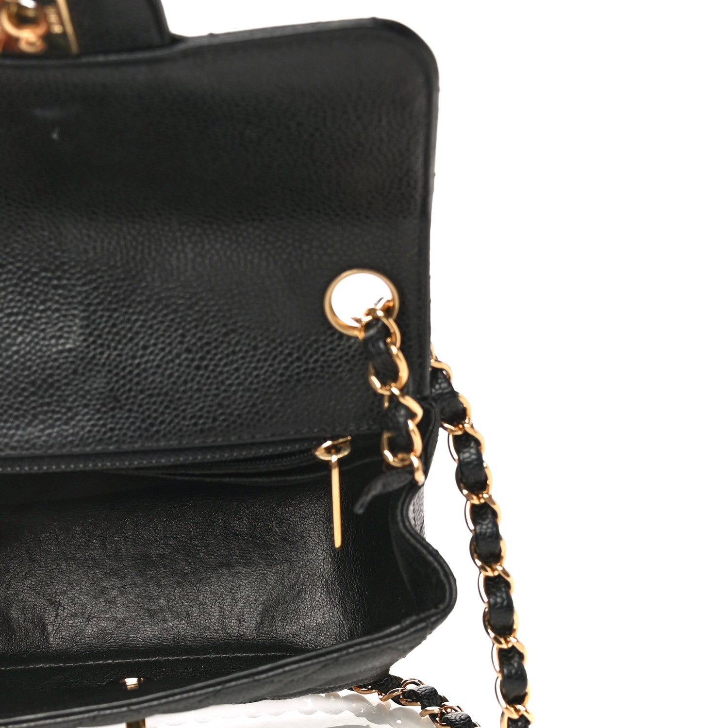 Chanel Caviar Quilted Mini Square Flap Black 5 of 15