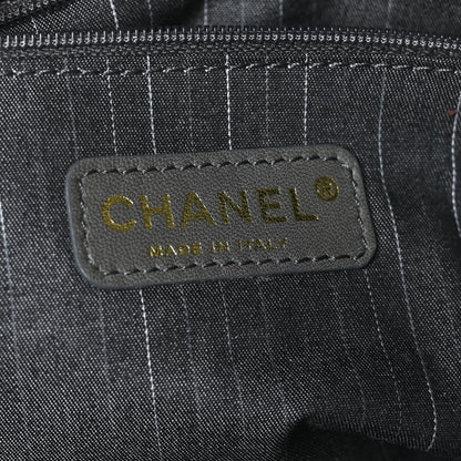 Chanel Patent Embroidered Clutch With Chain Black Gold 6 of 9
