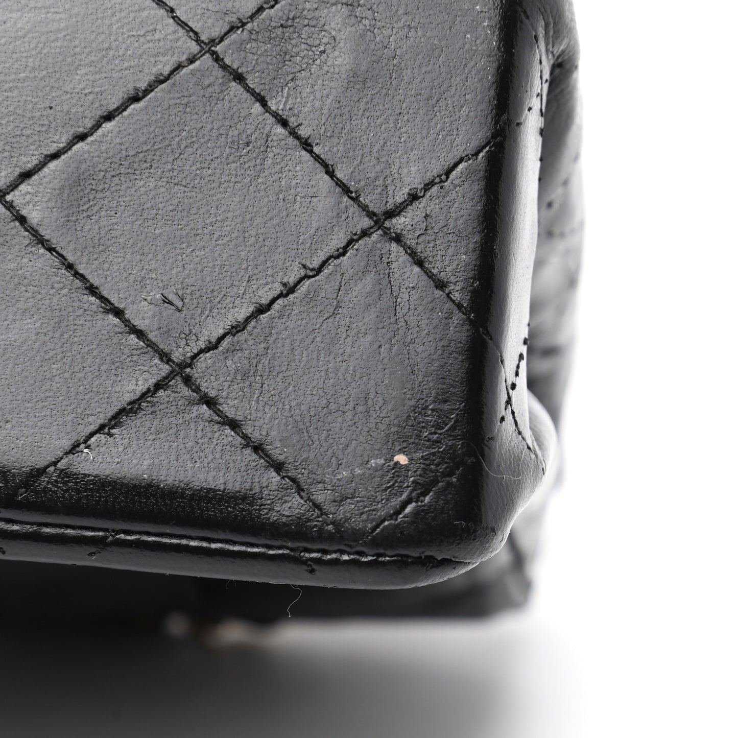 Aged Calfskin Quilted 2.55 Reissue 225 Flap Black