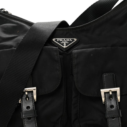 Prada Tessuto Nylon Messenger Bag Black 8 of 13