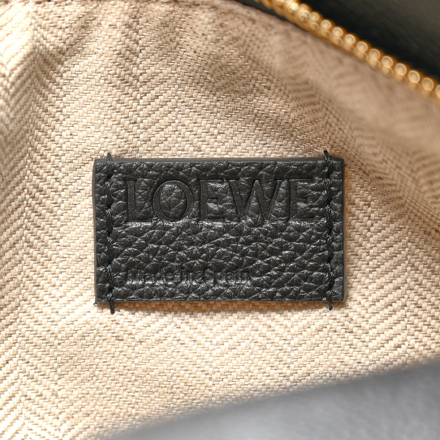 Loewe Calfskin Small Puzzle Edge Bag Black 1860655 – FASHIONPHILE