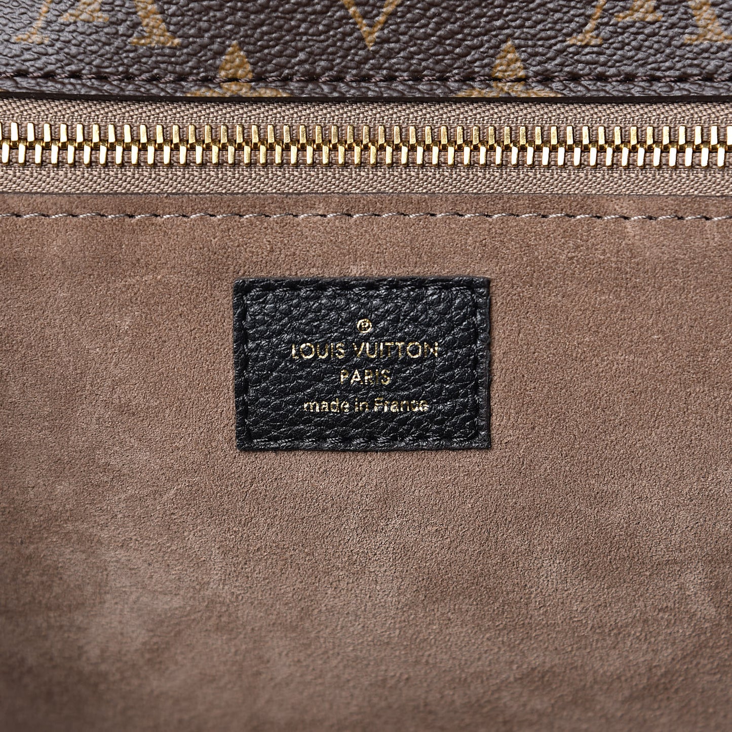 Monogram Tote W PM Black
