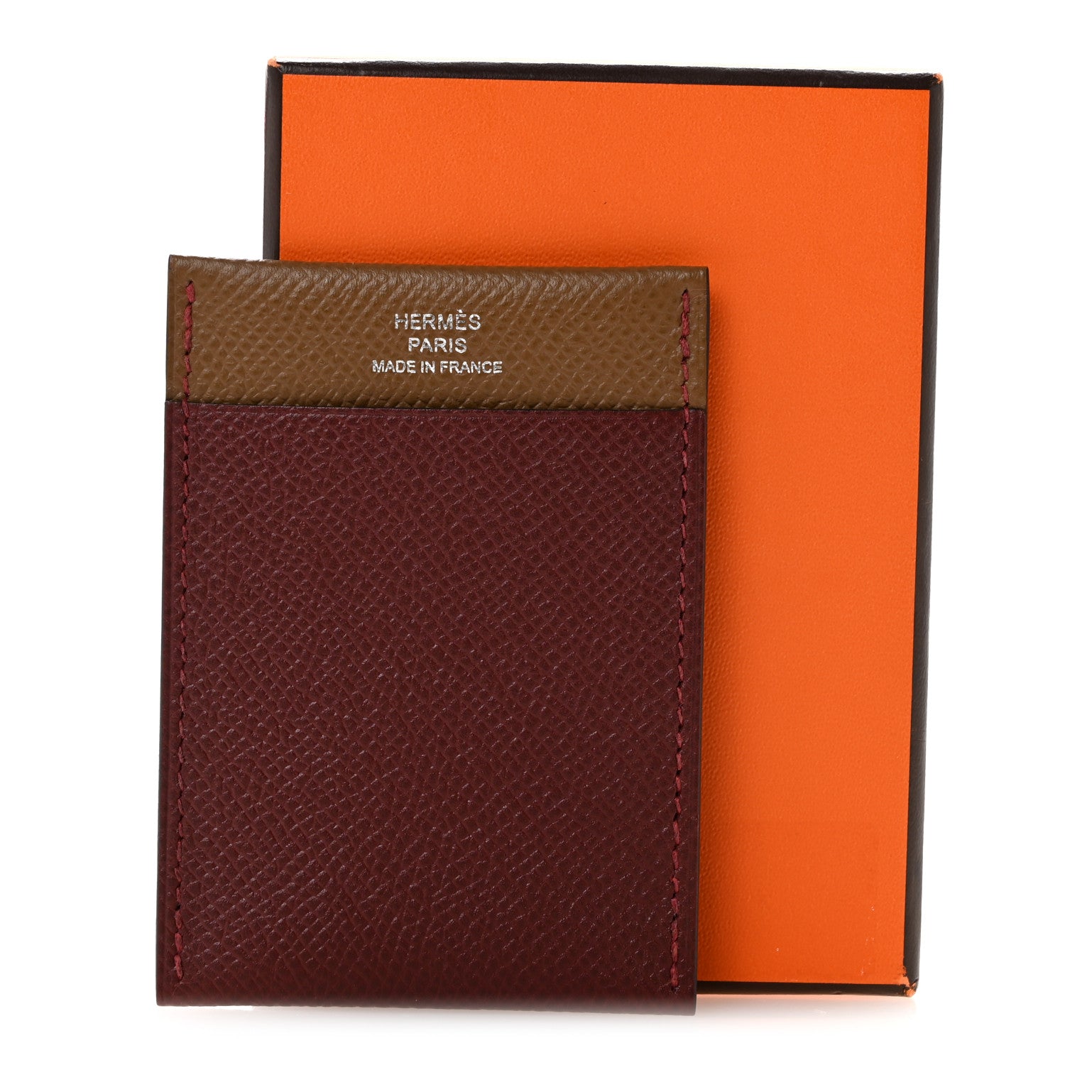 Hermes Epsom MC2 Gama Jungle Card Holder Rouge H Alezan 1919726