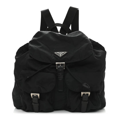 Prada Tessuto Nylon Vitello Backpack Black 1 of 9