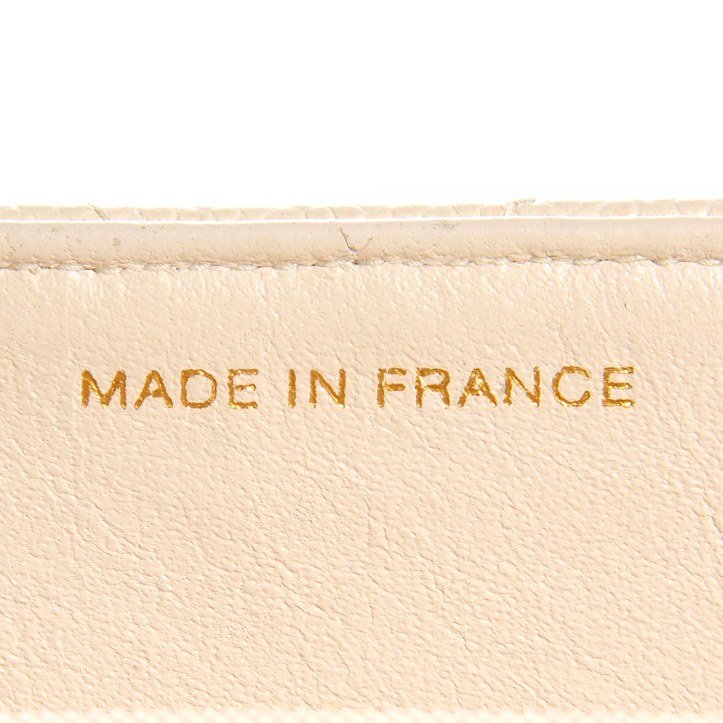 Caviar Jumbo Flap Light Beige
