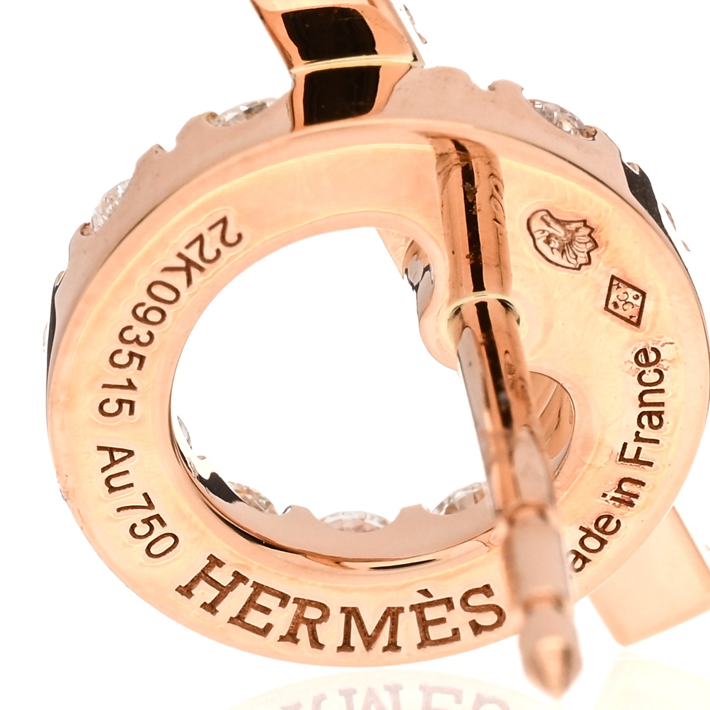 18K Rose Gold Diamond Finesse Earrings