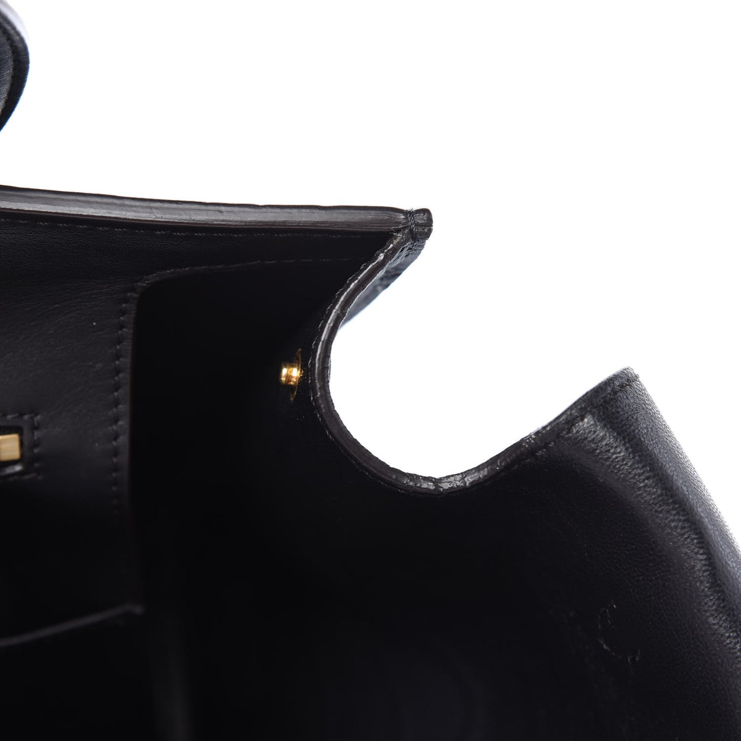 Smooth Calfskin Nubuck Crocodile Embossed Mini Tie Knot Tote Navy