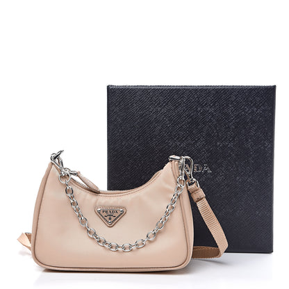 Prada Tessuto Nylon Saffiano Mini Re-Edition 2000 Shoulder Bag Cammeo 9 of 9